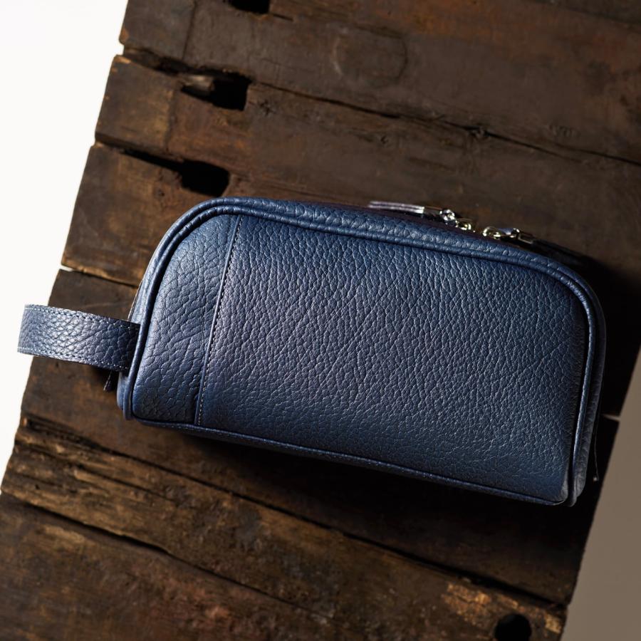 【ココマイスター】マットシュリンク・ランタンバッグ セカンドバッグ メンズ 革 日本製 ブランド | COCOMEISTER | 14