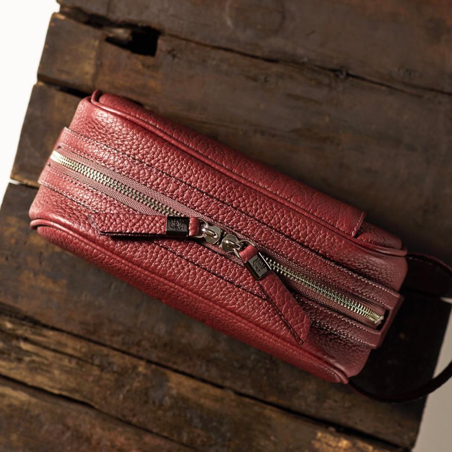 【ココマイスター】マットシュリンク・ランタンバッグ セカンドバッグ メンズ 革 日本製 ブランド | COCOMEISTER | 12