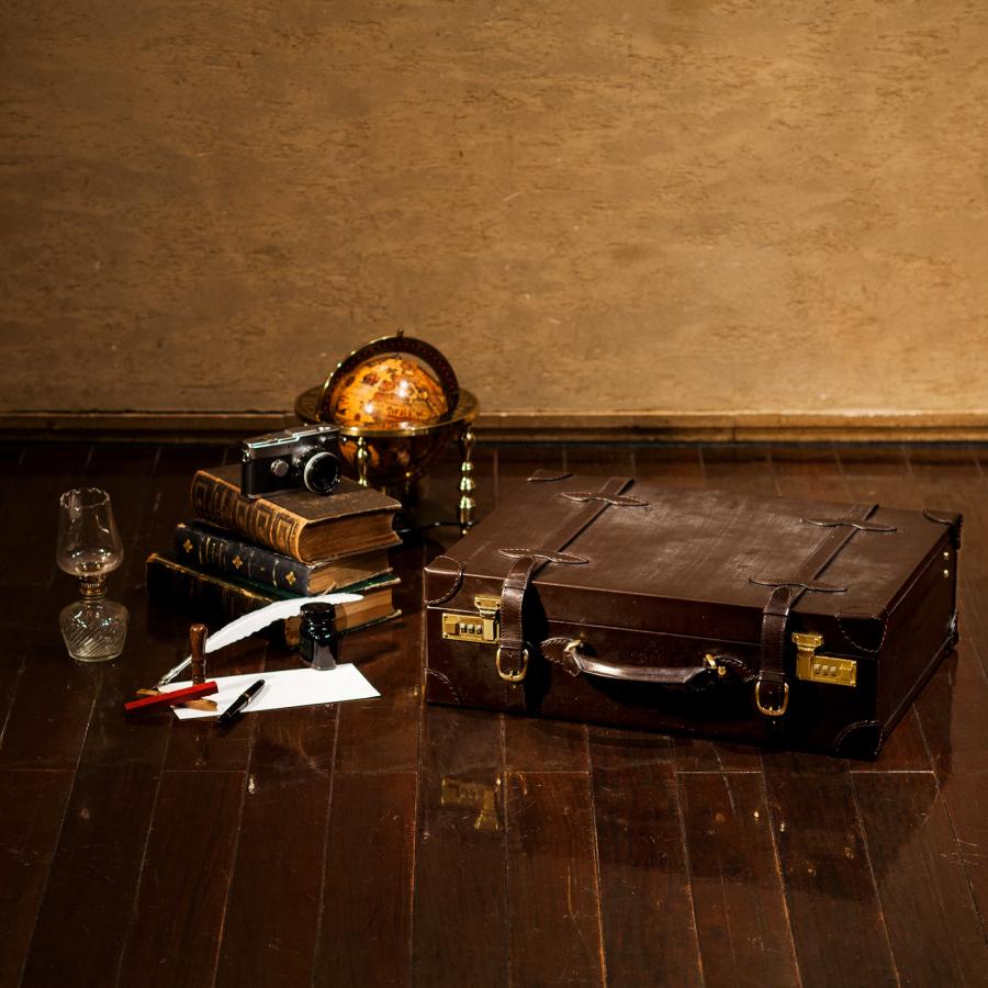 【ココマイスター】ブライドル・ロイヤルヒースロー アタッシュケース メンズ 革 日本製 ブランド ブライドルレザー | COCOMEISTER | 13