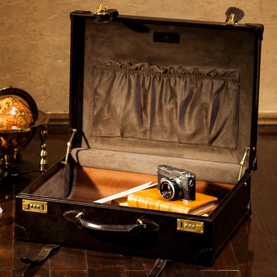 【ココマイスター】ブライドル・ロイヤルヒースロー アタッシュケース メンズ 革 日本製 ブランド ブライドルレザー | COCOMEISTER | 09