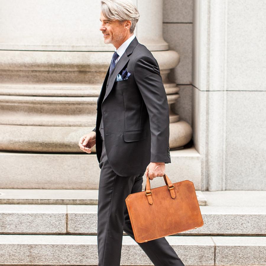 【ココマイスター】ナポレオンカーフ・ビジネスボナパルト ビジネスバッグ メンズ 革 日本製 ブランド 経年変化 | COCOMEISTER | 10