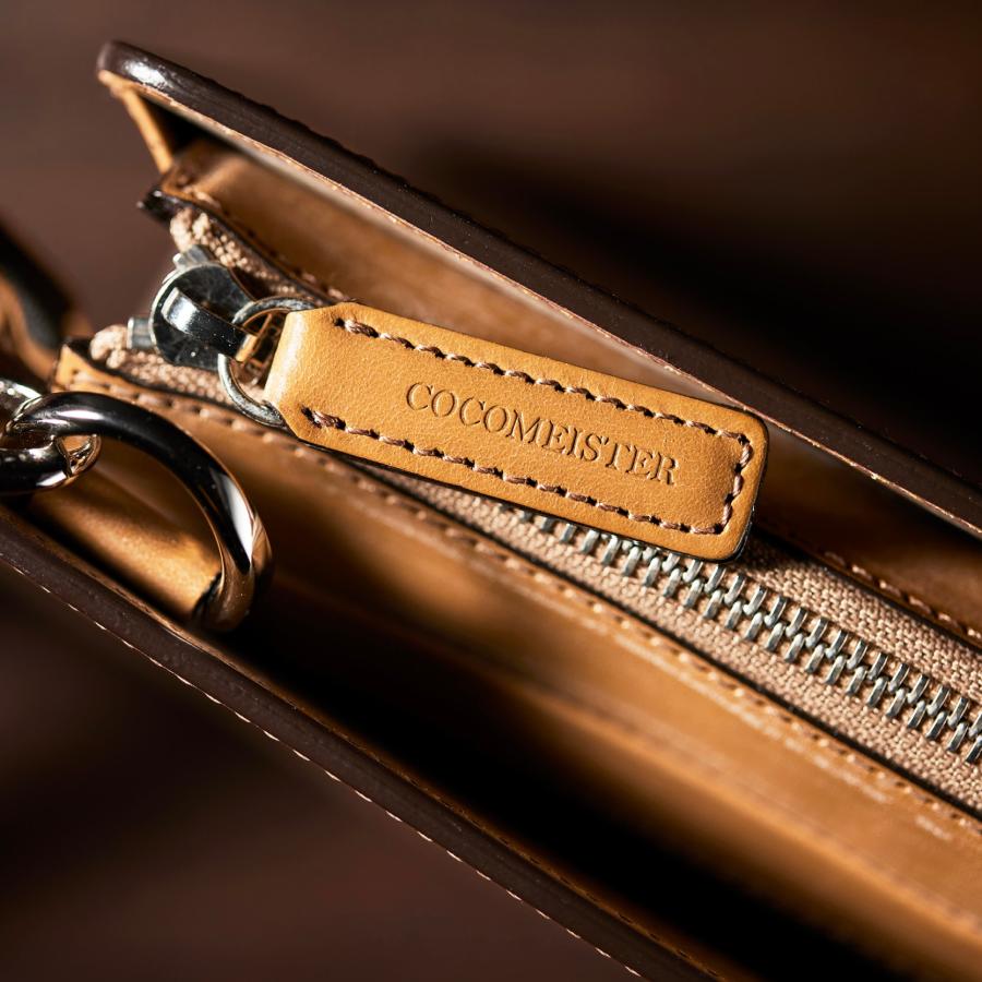【ココマイスター】オークバーク・ブロック セカンドバッグ | COCOMEISTER | 16