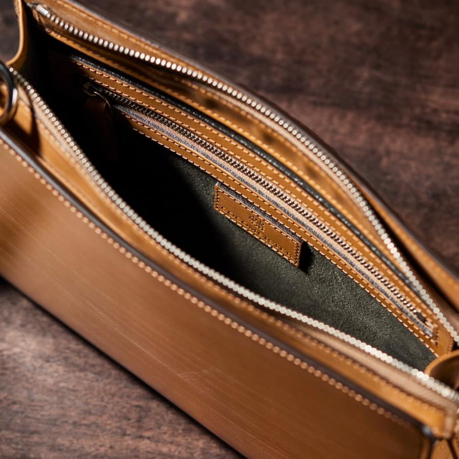 【ココマイスター】オークバーク・ブロック セカンドバッグ | COCOMEISTER | 17