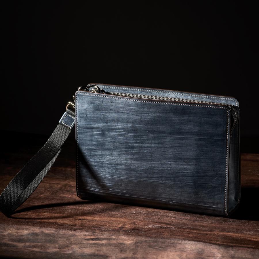 【ココマイスター】オークバーク・ブロック セカンドバッグ | COCOMEISTER | 08