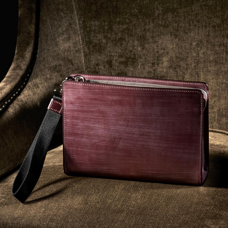 【ココマイスター】オークバーク・ブロック セカンドバッグ | COCOMEISTER | 10