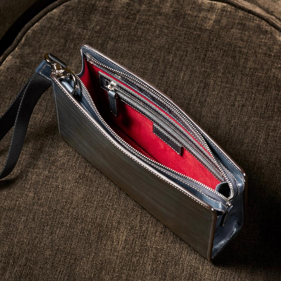 【ココマイスター】オークバーク・ブロック セカンドバッグ | COCOMEISTER | 12