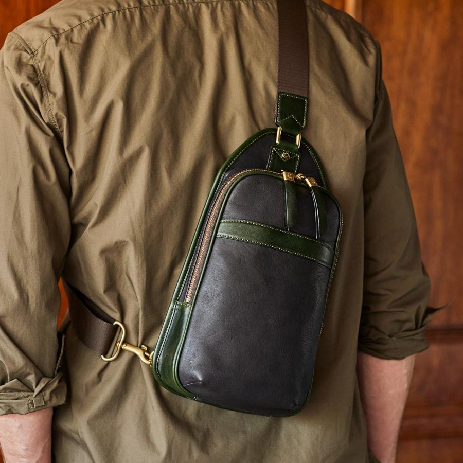 【ココマイスター】ダーリントン・ボディショルダー ボディバッグ メンズ レザー ショルダーバッグ 革 日本製 ブランド イギリス | COCOMEISTER | 11