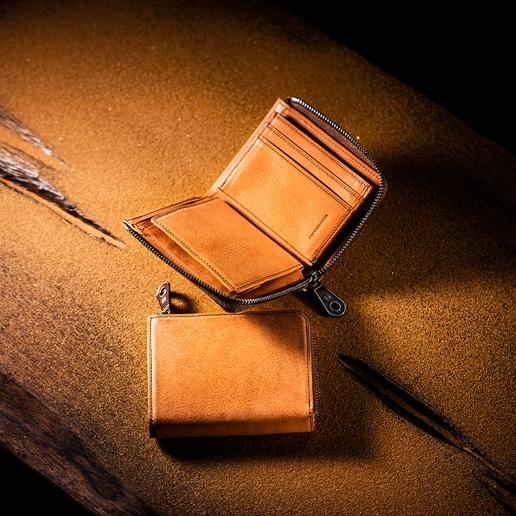 【ココマイスター】カルドミラージュ・コンパクトウォレット 財布 メンズ コンパクト 革 日本製 ブランド 2つ折り ミニ財布 | COCOMEISTER