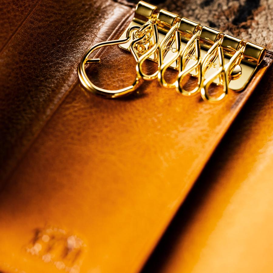 【ココマイスター】ロンドンブライドル・ビーズウイング キーケース メンズ 革 日本製 ブランド ブライドルレザー マットーネ | COCOMEISTER | 18