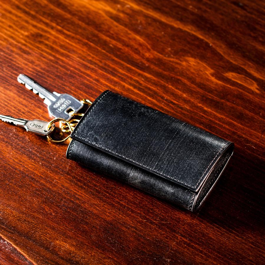 【ココマイスター】ロンドンブライドル・ビーズウイング キーケース メンズ 革 日本製 ブランド ブライドルレザー マットーネ | COCOMEISTER | 13