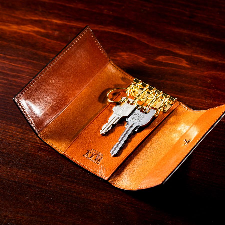 【ココマイスター】ロンドンブライドル・ビーズウイング キーケース メンズ 革 日本製 ブランド ブライドルレザー マットーネ | COCOMEISTER | 15