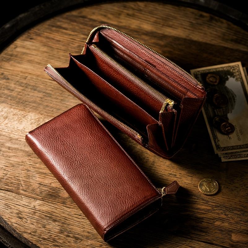 【ココマイスター】マルティーニ・シガーウォレット イタリアンレザー メンズ 革 日本製 ブランド ラウンドジップ財布 マルティーニ | COCOMEISTER