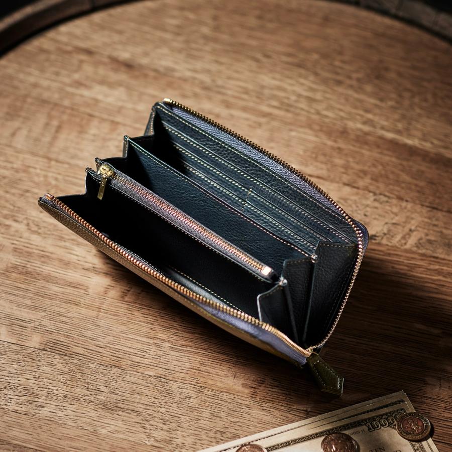 【ココマイスター】マルティーニ・シガーウォレット イタリアンレザー メンズ 革 日本製 ブランド ラウンドジップ財布 マルティーニ | COCOMEISTER | 15