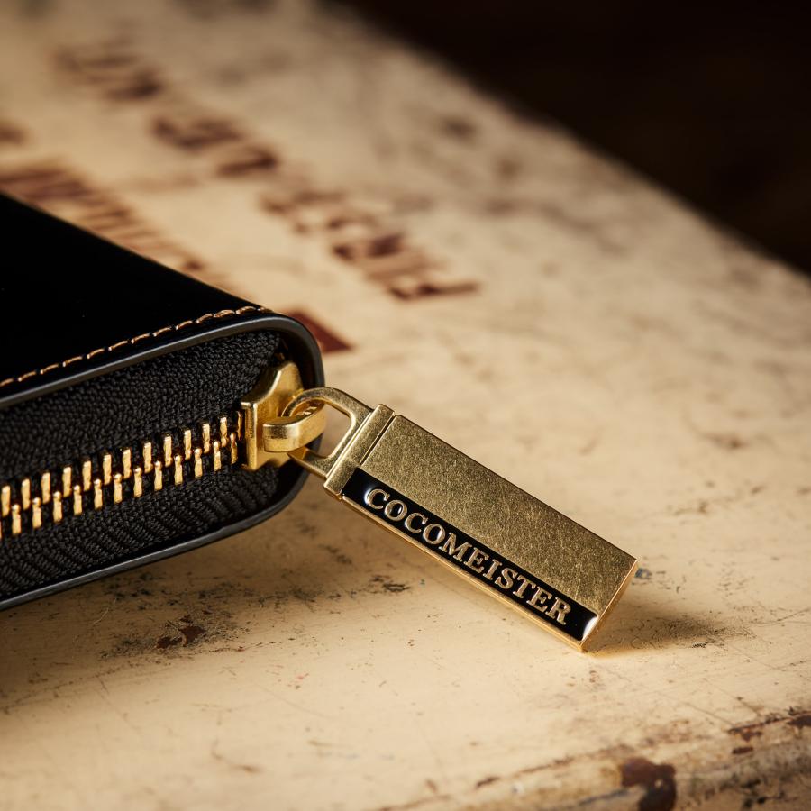 【ココマイスター】マーパット・ヴァイパー オープン型ラウンド束入れ 長財布 メンズ 水染めコードバン | COCOMEISTER | 12