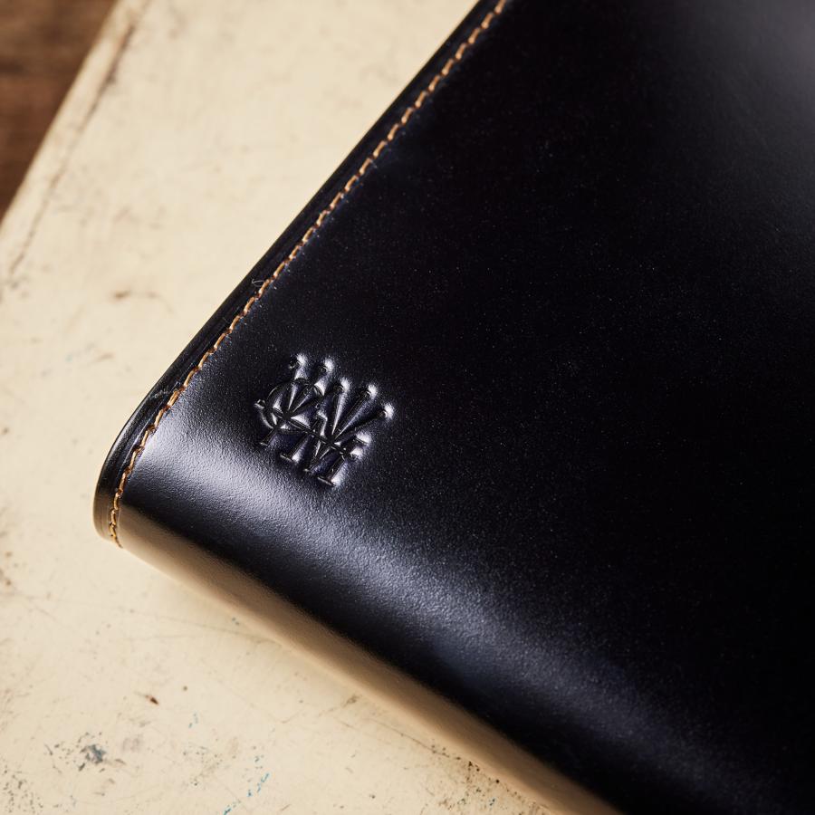 【ココマイスター】マーパット・ヴァイパー オープン型ラウンド束入れ 長財布 メンズ 水染めコードバン | COCOMEISTER | 13