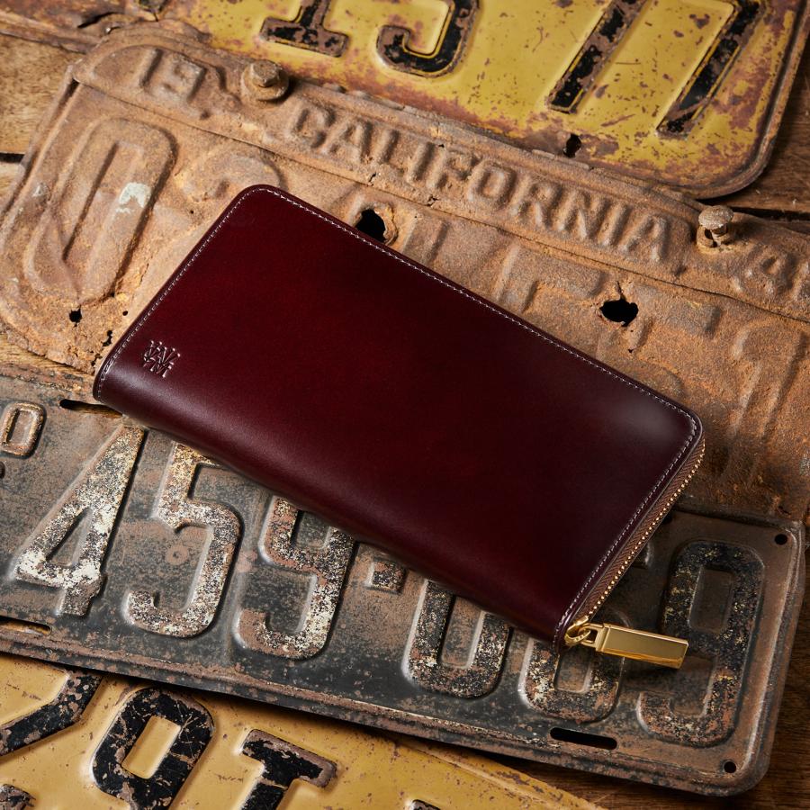 【ココマイスター】マーパット・ヴァイパー オープン型ラウンド束入れ 長財布 メンズ 水染めコードバン | COCOMEISTER | 10