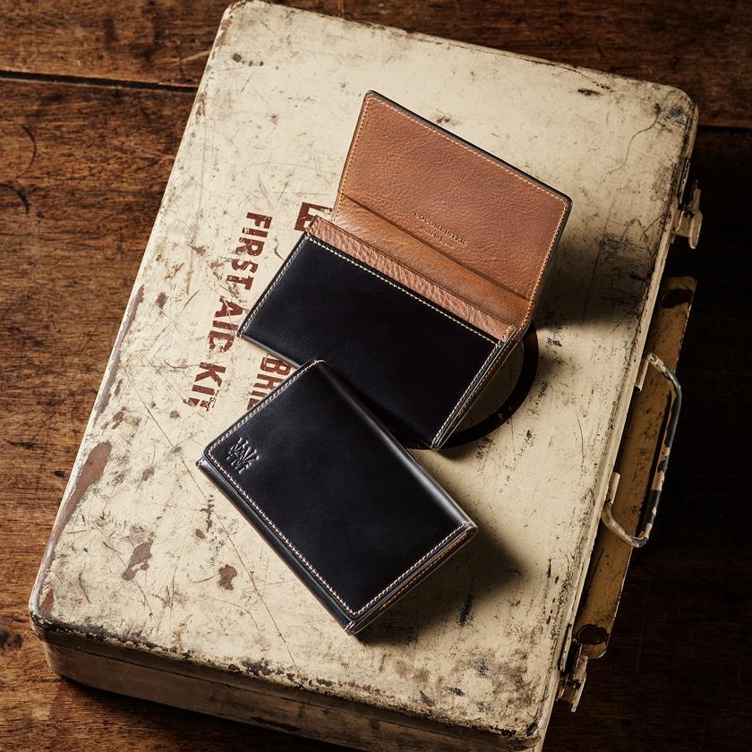 【ココマイスター】マーパット・デザート 名刺入れ メンズ 水染めコードバン 日本製 ココマイスター | COCOMEISTER