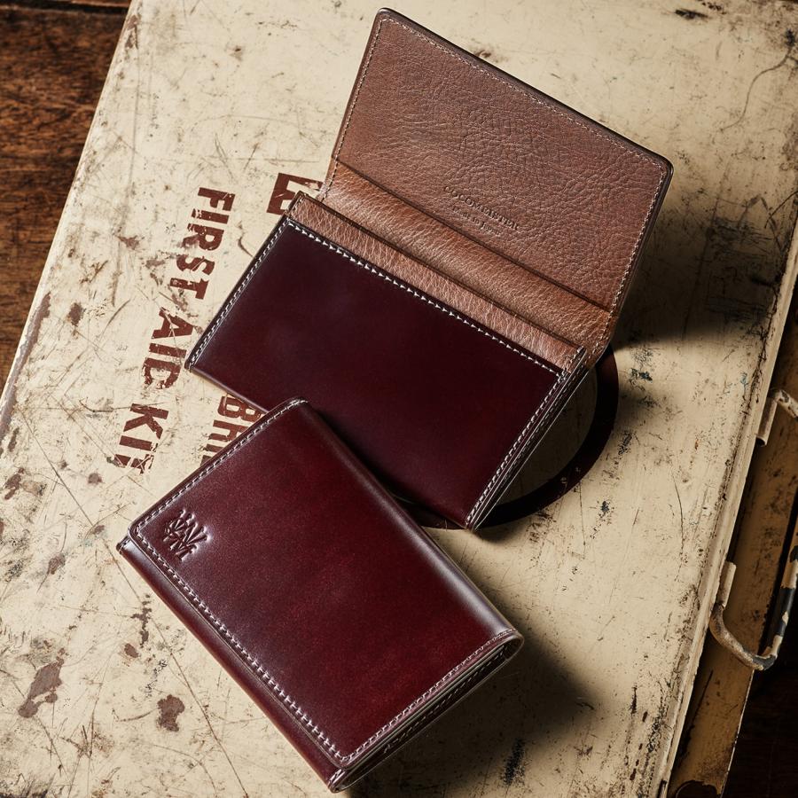 【ココマイスター】マーパット・デザート 名刺入れ メンズ 水染めコードバン 日本製 ココマイスター | COCOMEISTER | 10