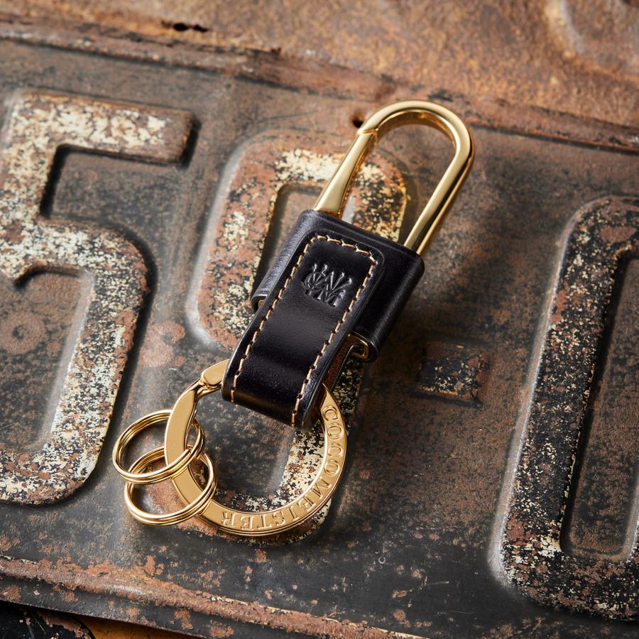 【ココマイスター】マーパット・コヨーテ キーリング メンズ 水染めコードバン ココマイスター | COCOMEISTER