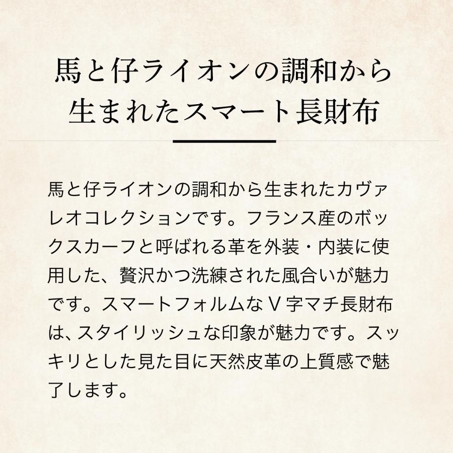 【ココマイスター】カヴァレオ・ドゥマ 長財布 メンズ 革 日本製 ブランド ボックスカーフ | COCOMEISTER | 05