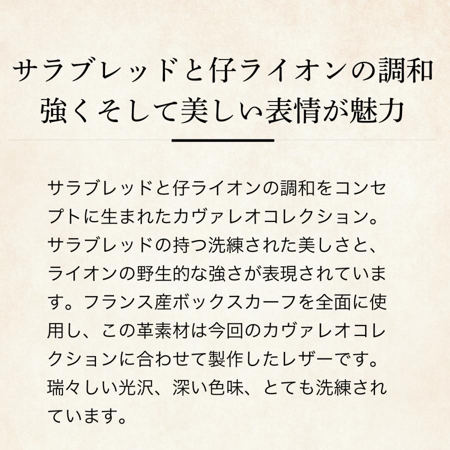 【ココマイスター】カヴァレオ・ゴゴータ 財布 メンズ 革 日本製 ブランド 小銭入れなし 2つ折り ボックスカーフ | COCOMEISTER | 06