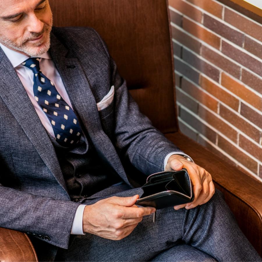 【ココマイスター】カヴァレオ・ザワディ ボックスカーフ 小銭入れ メンズ 革 日本製 ブランド コインケース | COCOMEISTER | 09