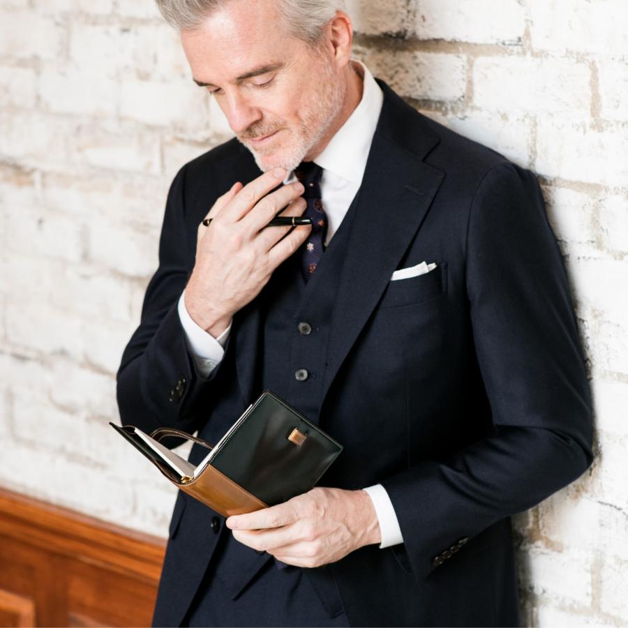 【ココマイスター】シェルコードバン・パリ 手帳 メンズ 革 日本製 ブランド バイブルサイズ | COCOMEISTER | 19