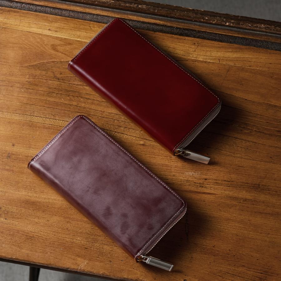 【ココマイスター】コードバンクラシック・キングフィッシャー コードバン 長財布 メンズ 革 日本製 ブランド | COCOMEISTER