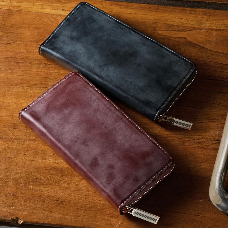 【ココマイスター】コードバンクラシック・キングフィッシャー コードバン 長財布 メンズ 革 日本製 ブランド | COCOMEISTER | 12