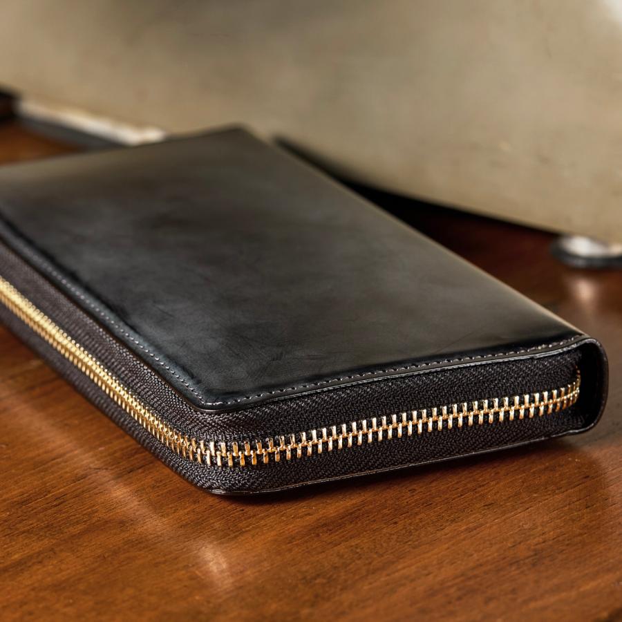 【ココマイスター】コードバンクラシック・キングフィッシャー コードバン 長財布 メンズ 革 日本製 ブランド | COCOMEISTER | 13