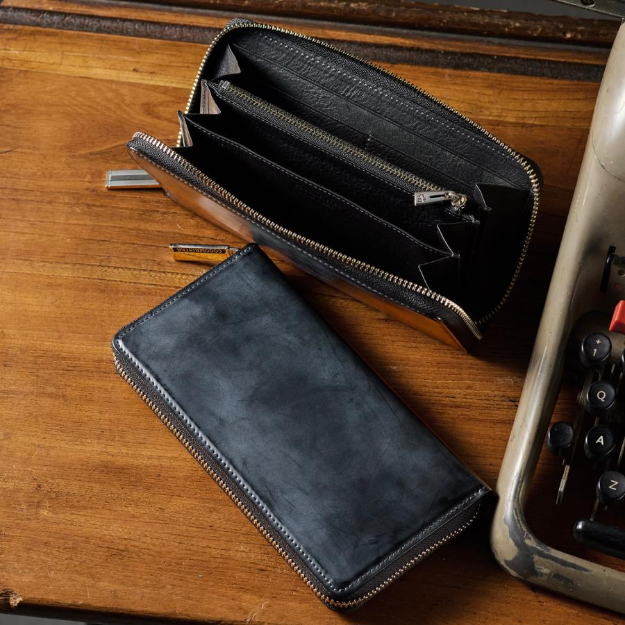 【ココマイスター】コードバンクラシック・キングフィッシャー コードバン 長財布 メンズ 革 日本製 ブランド | COCOMEISTER | 06