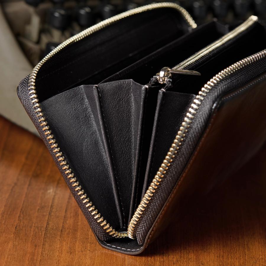 【ココマイスター】コードバンクラシック・キングフィッシャー コードバン 長財布 メンズ 革 日本製 ブランド | COCOMEISTER | 09