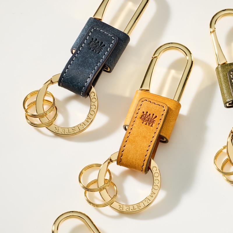 【ココマイスター】ゴールドマイニング・ハンドディガー 革 プエブロ 経年変化 日本製 ブランド キーリング | COCOMEISTER