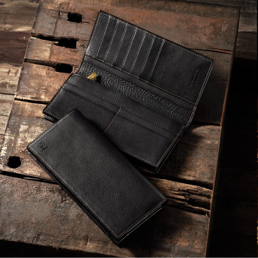 【ココマイスター】ダーリントン・セーフティバルブ 英国純正オイルレザー クラシカルタイプ 長財布 | COCOMEISTER