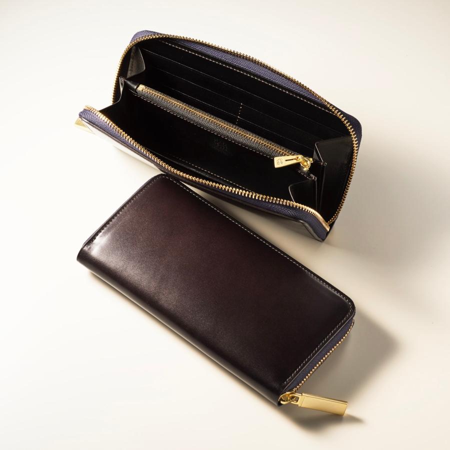 【ココマイスター】コードバンヘリテージ・ヴィンセント ラウンド長財布 メンズ 革 日本製 ブランド | COCOMEISTER | 09