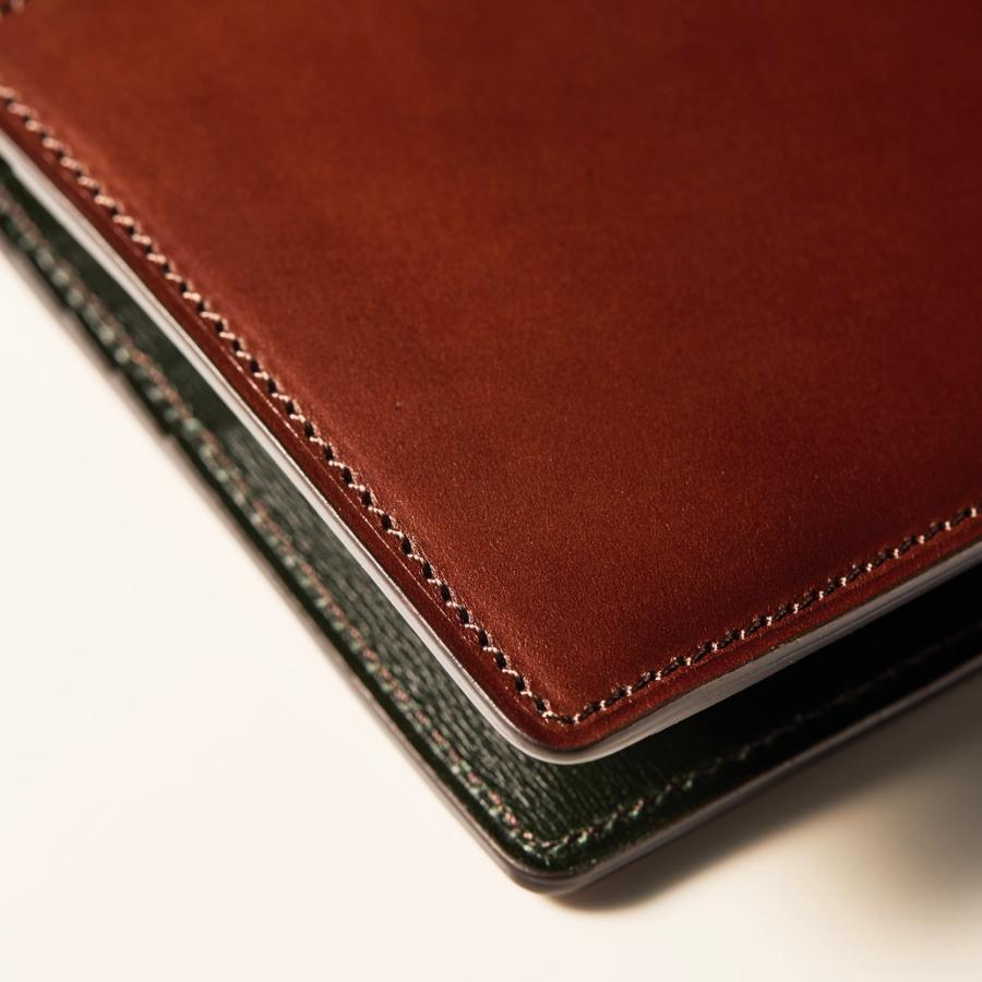 【ココマイスター】コードバンヘリテージ・グレイコート ２つ折り財布 メンズ 革 日本製 ブランド | COCOMEISTER | 12