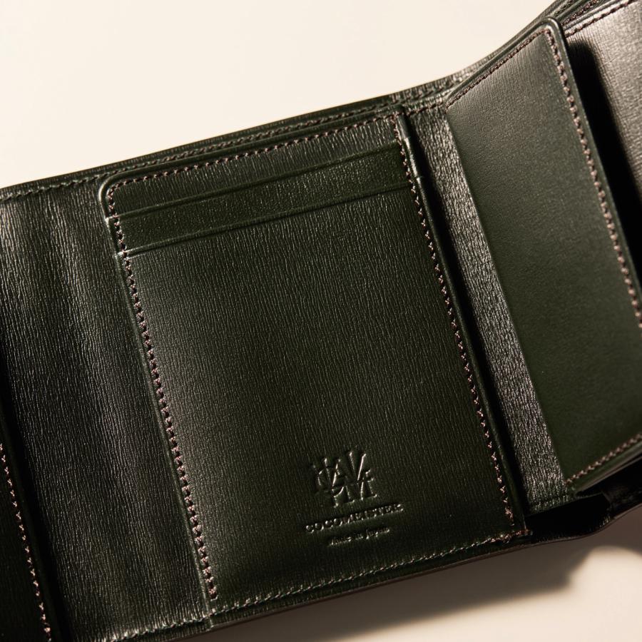 【ココマイスター】コードバンヘリテージ・スミス ３つ折り財布 メンズ 革 日本製 ブランド | COCOMEISTER | 16