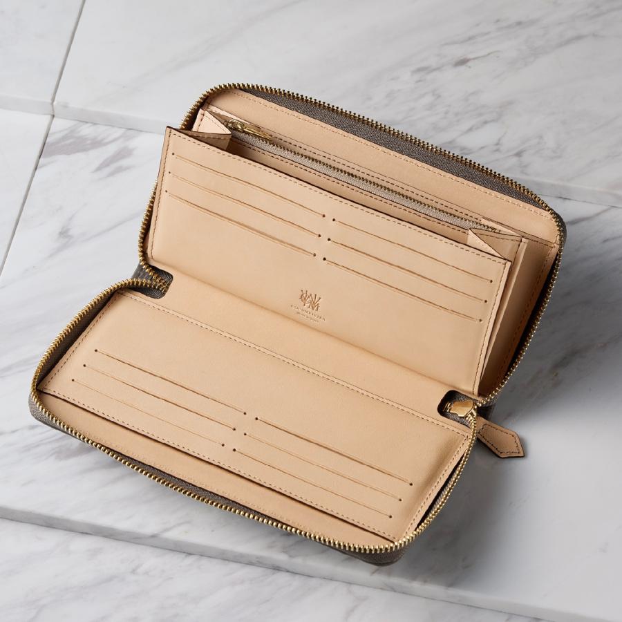 【ココマイスター】オールドメッシュ・セパレートジップウォレット ラウンドジップ 長財布 メンズ  革 日本製 ブランド | COCOMEISTER | 12