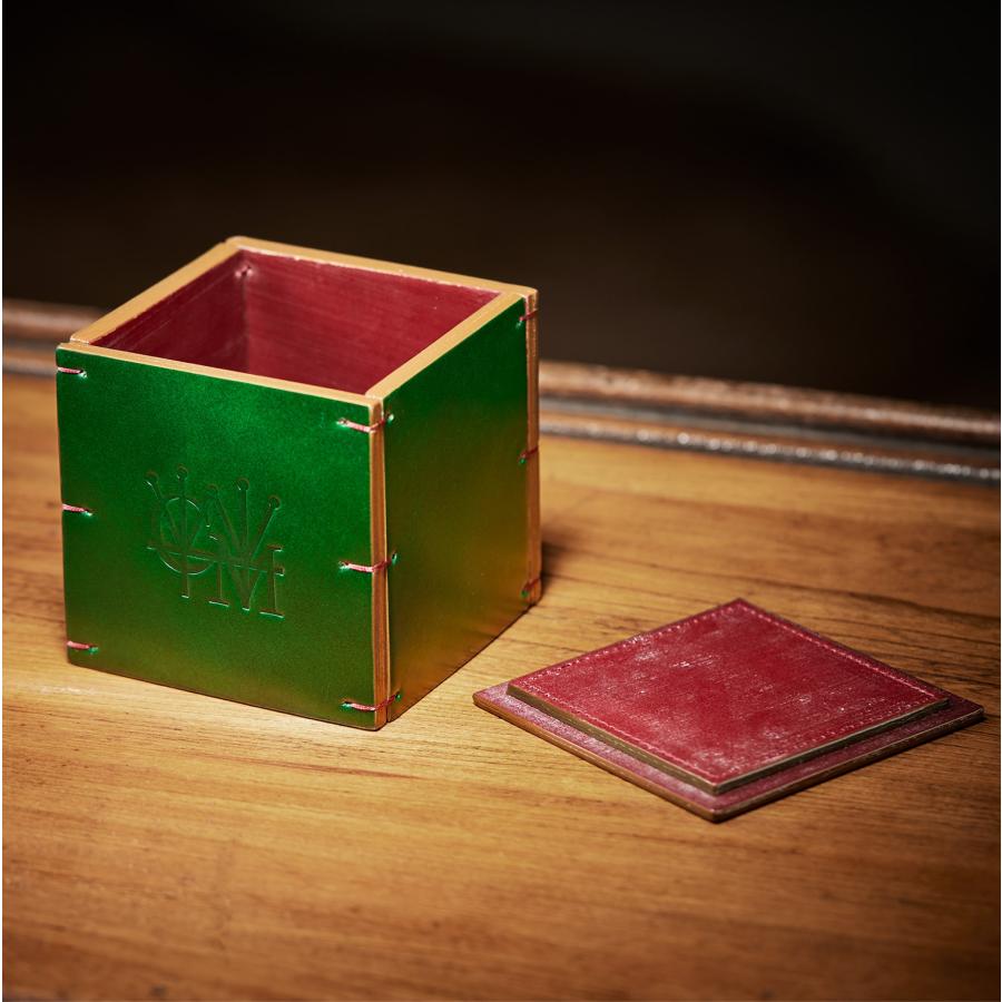 【ココマイスター】マイスターコードバン・トレンチボックス ペン立て メンズ 革 日本製 ブランド ホームインテリア |  | 16