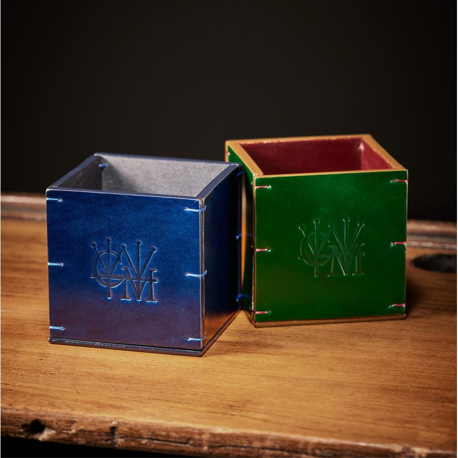 【ココマイスター】マイスターコードバン・トレンチボックス ペン立て メンズ 革 日本製 ブランド ホームインテリア |  | 17