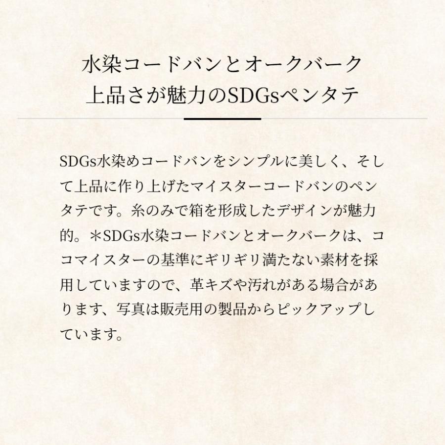 【ココマイスター】マイスターコードバン・トレンチボックス ペン立て メンズ 革 日本製 ブランド ホームインテリア |  | 05