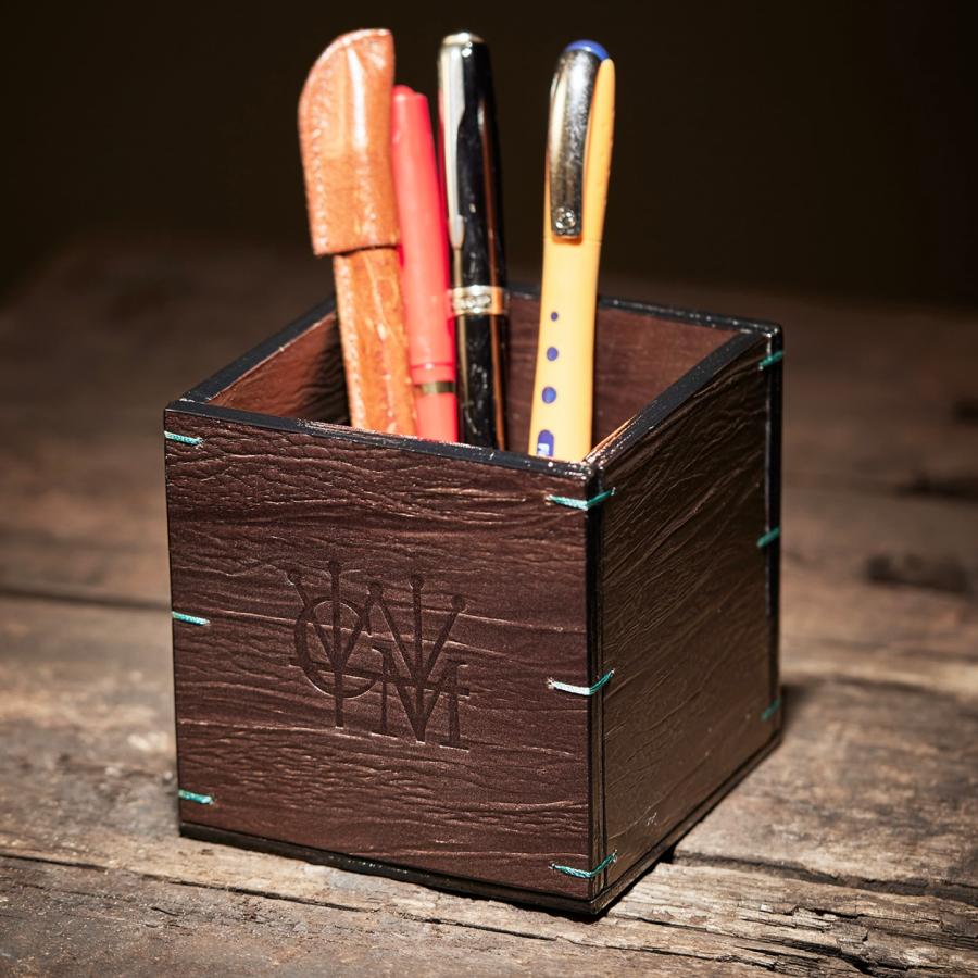 【ココマイスター】ゴーストタウン・フュエルタンク ペン立て メンズ 革 日本製 ブランド オークバーク | COCOMEISTER | 08