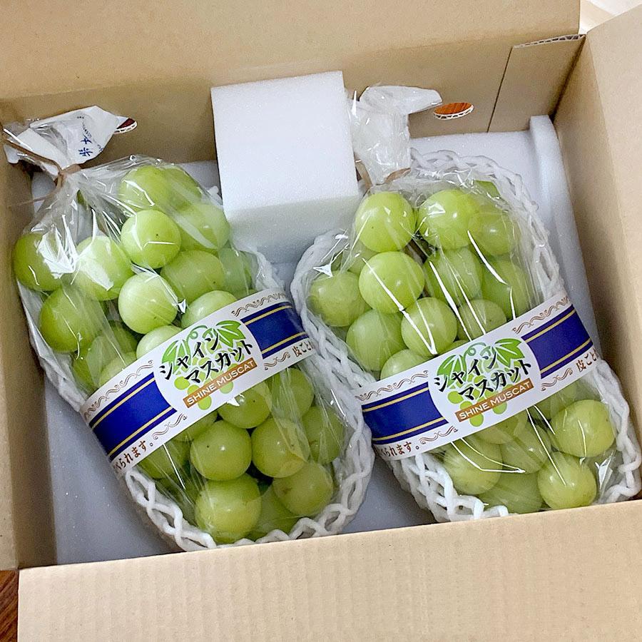 シャインマスカット 山梨県産 特大 2房入 約1.2kg 南アルプス市産 高級ぶどう 種無し |  | 04
