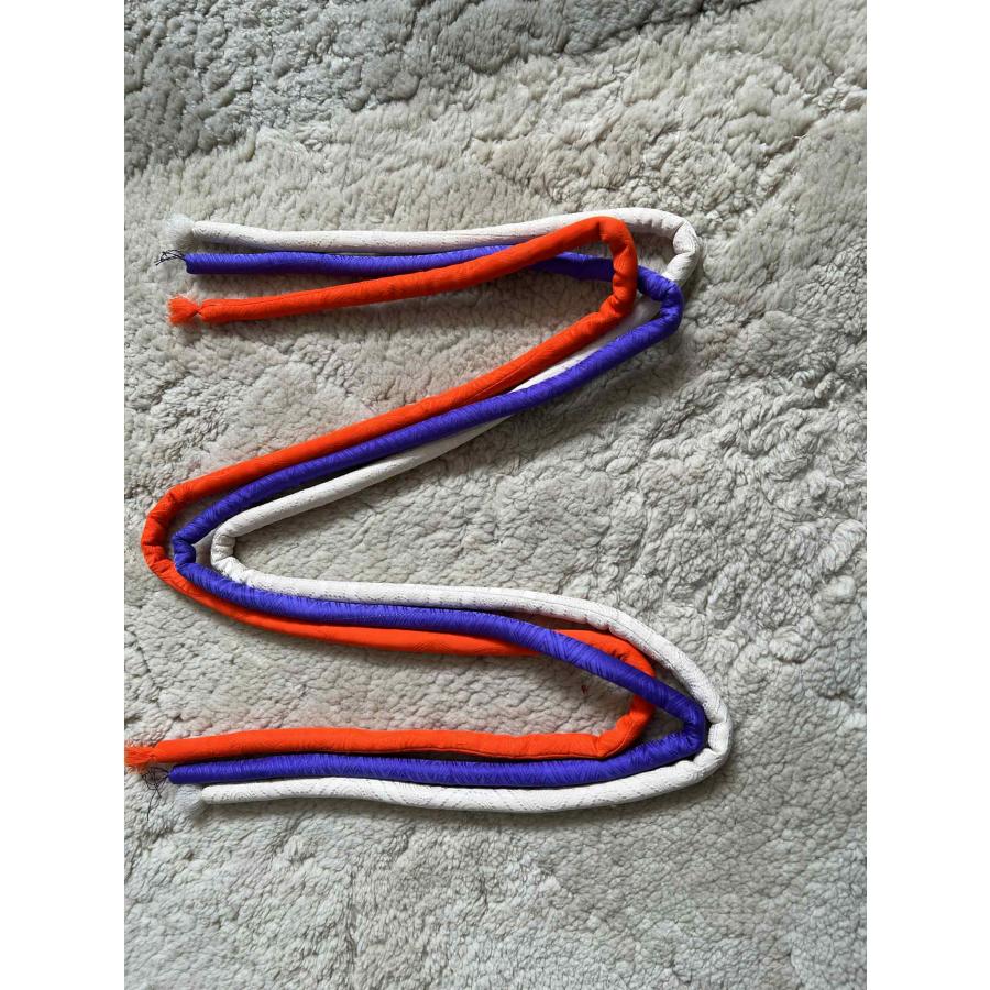 　貸衣装処分品 青白オレンジ　3本 正絹　白色150ｃｍ　まるごけ　帯締め　計3本 |  | 01