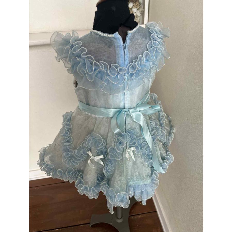 貸衣処分品子供服 3-5祭水色フリル |  | 01