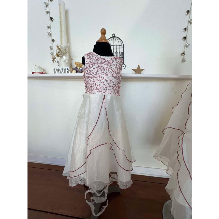貸衣処分品　女児ドレス　白110ｃｍ　100ｃｍ　と1歳 |  | 03