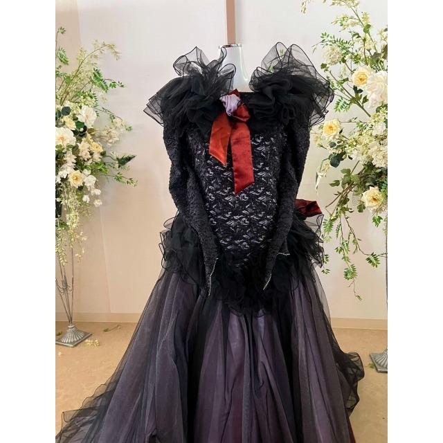 美品】【お値引】ウェディングドレス カクテルドレス ゴスロリ黒の
