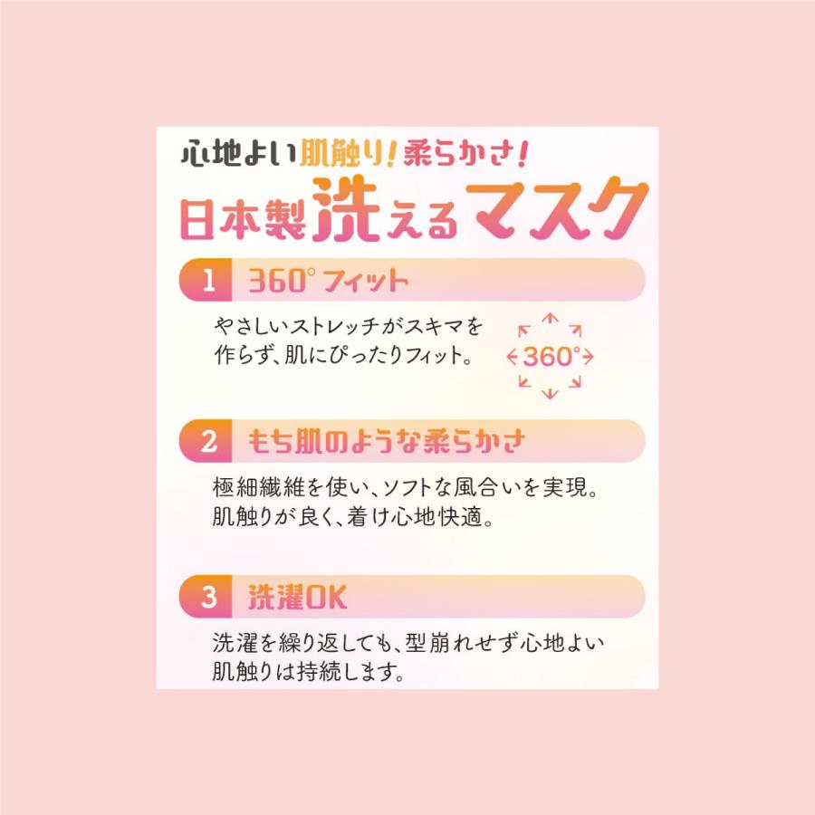 日本製 洗える マスク 秋冬用 大人用 子供用 やわらかい 2枚入 |  | 06