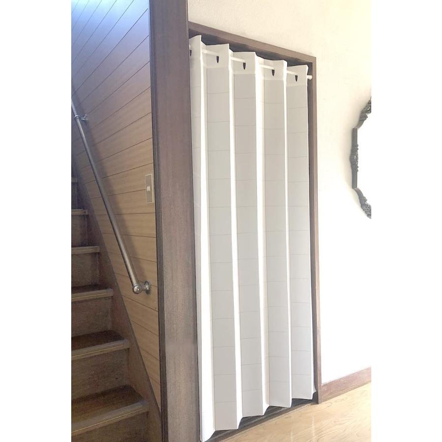 のれん　パーテーション　金具付き　アイアンバー のれん パーテーション 金具付き アイアンバー