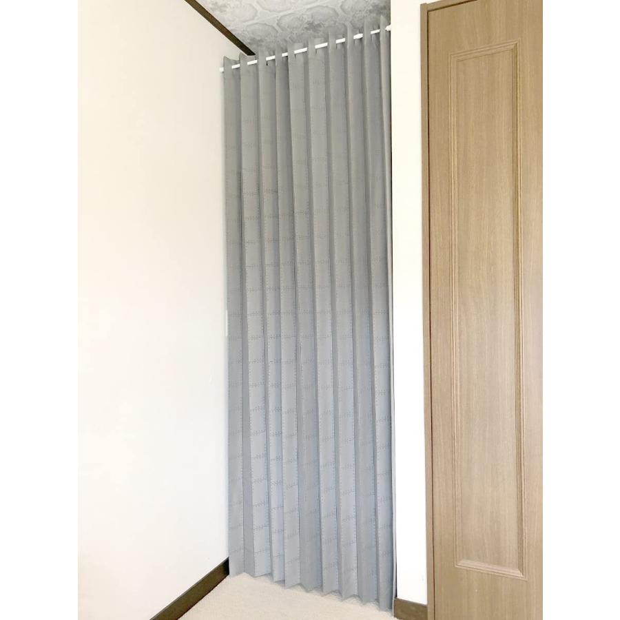 アコーディオンカーテン 防炎加工 認定ラベル付 間仕切り のれん